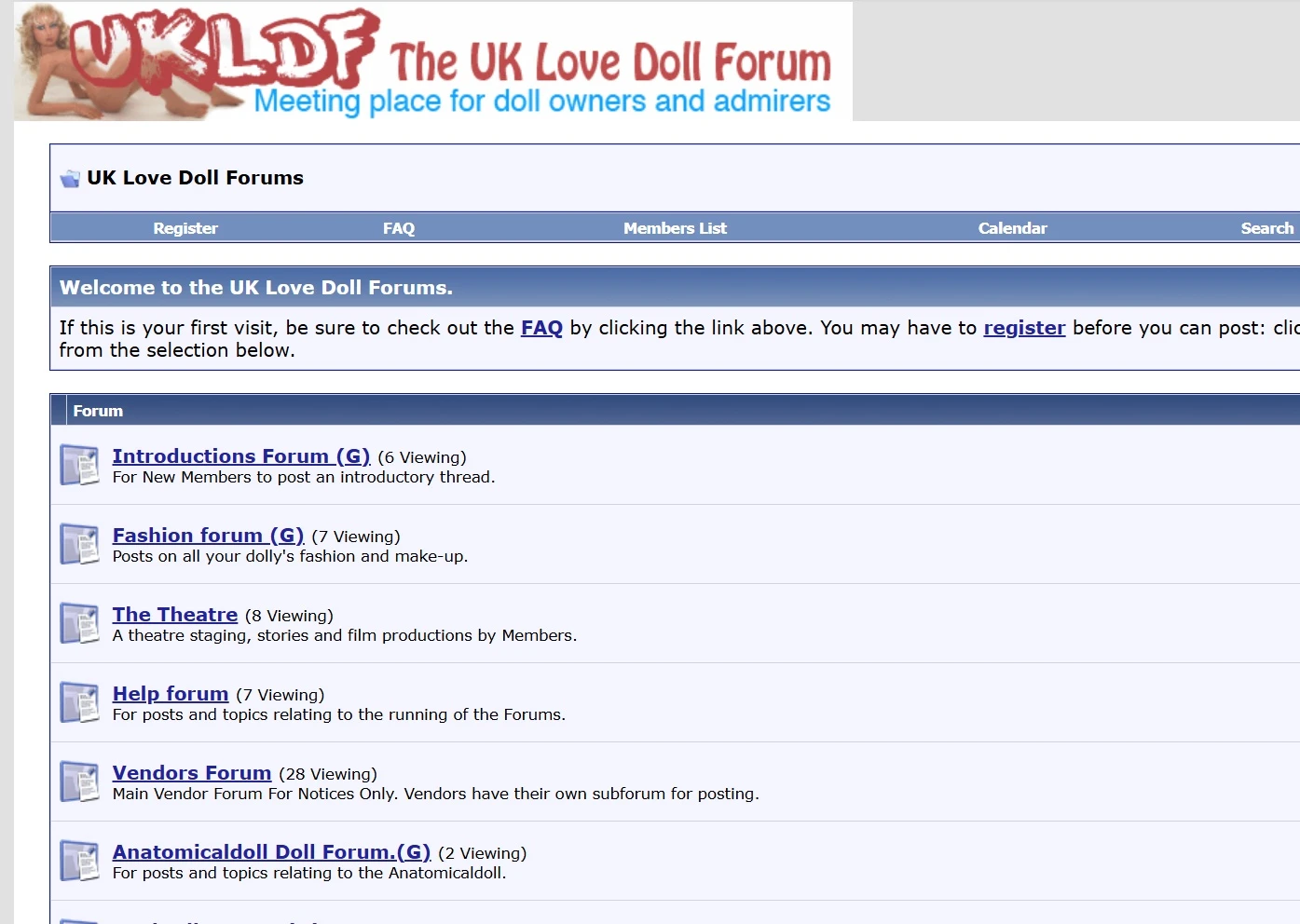 UKLDF – UK Love Doll Forum and Why It Shut Down